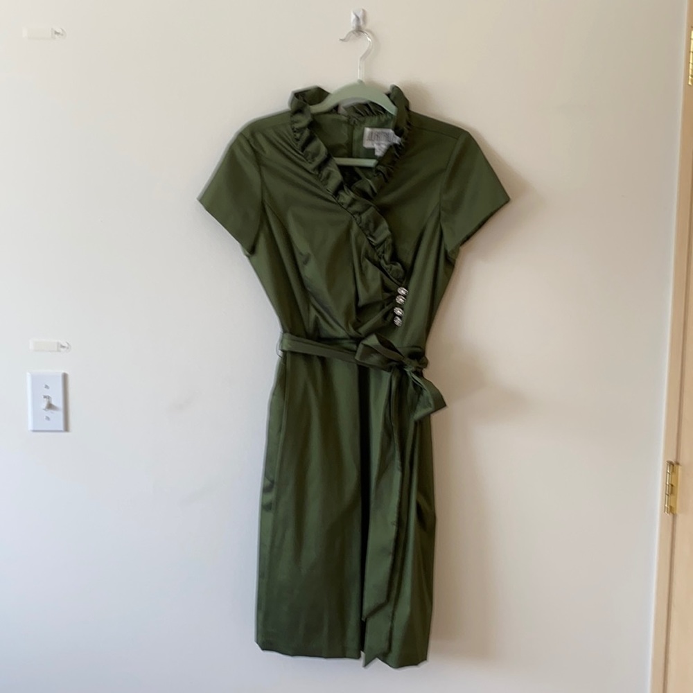 Green Sheen Dress